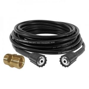 Tuyau HP 10m filetage M22 pour nettoyage professionnel de v&eacute;hicules.