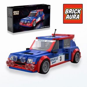 Renault Super 5 Turbo &ndash; Kit de construction 308 pi&egrave;ces &ndash; Compatible LEGO &ndash; Voiture miniature 1:24  - BrickAura