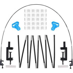 Balloon Arched KitKit arc en demi-cercle ballonSupport de Ballon de Table r&eacute;glable Pour D&eacute;coration de mariage et noir