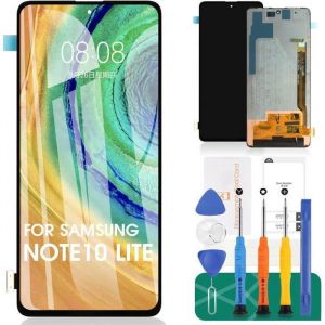 Ecran OLED pour Samsung Galaxy Note 10 Lite Ecran LCD Remplacement d&eacute;cran SM-N770F Num&eacute;riseur Tactile Kit de r&eacute; ECRAN DE TELEPHONE