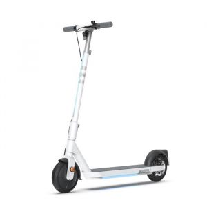 Trottinette &eacute;lectrique OKAI ES20 36V 9.8Ah Batterie 300W Moteur 25KM/H Autonomie 40KMSuspension arri&egrave;re cach&eacute;e NFC  Blanc