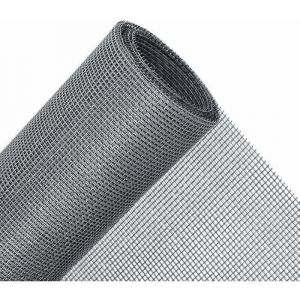 Rouleau Moustiquaire 120 x 300 cm Tissu Moustiquaire au M&egrave;tre pour Fen&ecirc;tres R&eacute;glable et Durable Fibre de Verre GrisGU.B/bon