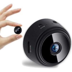 Mini cam&eacute;ra Espion cach&eacute;e sans Fil WiFi 1080p HD Vision Nocturne Cam&eacute;scope DVR Secret Micro Cam&eacute;scope pour la s&eacute;curit&eacute; &agrave; Domicile