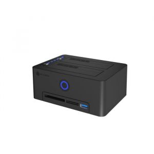 Station de Clonage - ICY BOX - 61120 - USB 3.0 - Clonage Hors Ligne - Lecteur de Carte
