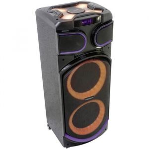 ENCEINTE BLUETOOTH KARAOKE MADISON KEPLER 2 x 8”/20cm – 1200W Avec TWS USB MicroSD & Effets lumineux