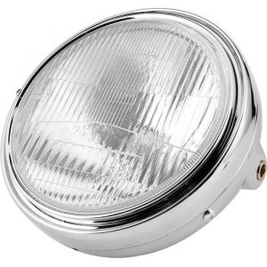 20cm 35W ambre Universal Moto Phares Phare &agrave; Halog&egrave;ne Lampe Rond pour Honda