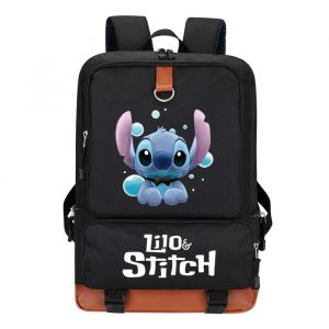 Stitch Sac à Dos pour EnfantCartable Garcon Primaire étudiantSac Ecole Maternelle Personnalisé Sac VoyageCartable ScolaireNoir