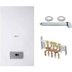 Chaudi&egrave;re murale &agrave; condensation - SAUNIER DUVAL - SemiaFast Condens F25 - 25kW - Gaz naturel - Pack complet
