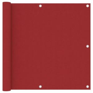 NEW Parfait PARAVENT ext&eacute;rieur S&eacute;paration de pi&egrave;ces D&eacute;cor Moderne- &Eacute;cran de jardin Paravent de Balcon Brise Vue Rouge 90x400 c9622