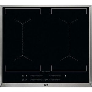 Table de cuisson à induction AEG ike64450 x B - Noir - 4 plaques - Fonction Power - Témoin de chaleur