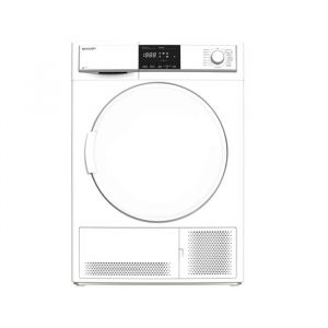 Sèche-linge Condensation SHARP KDNCB7S7PW91 - Capacité 7 kg - Classe énergétique B - Niveau sonore 65 dB