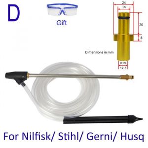 Pour nilfisk stihl - Nettoyeur haute pression Kit de sablage sableuse humide Lance buse pour Karcher Huter In
