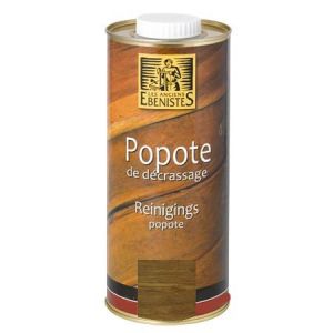 Produit dentretien pour bois - POPOTE - 450ML - Élimine taches et vieilles cires - Pour bois foncé - Mixte