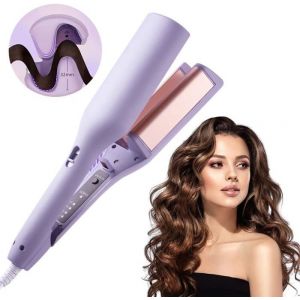 Fer à boucler pour cheveux Grandes boucles 32mm Fer à boucler à vagues françaises Fer à friser 32mm Fer à boucler Beach Waves 160°C