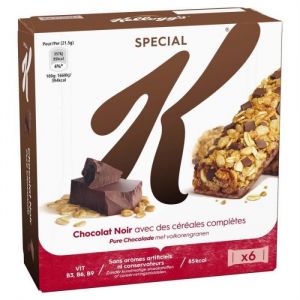 KELLOGGS - Spécial K Barres Céréales Pépites Chocolat 129G - Lot De 4