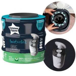 TOMMEE TIPPEE sac poubelle pour couches 3 paquets