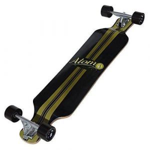 Planche de skate - ATOM - Micro Drop 99 cm - Érable rigide - Noir - Glisse urbaine