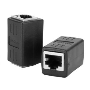 2PCs&nbsp;Coupleur de C&acirc;ble Connecteur LAN RJ45 Adaptateur Femelle &agrave; Femelle de Type Int&eacute;gr&eacute; pour Cat7-Cat6-Cat5e-SHC