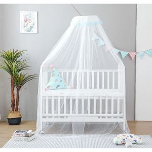 Ciel de lit / moustiquaire b&eacute;b&eacute; + support fl&egrave;che de lit Ciel de lit protecteur pour lits et paniers bebe