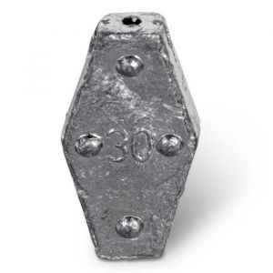 Plomb de Pêche - ZEBCO - Trophy - 40 g - Hexagonal - Qualité Supérieure