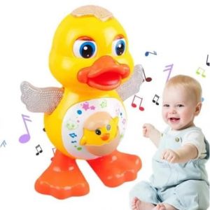 Jouet de Canard Musical - Canard Dansant - Jaune - Interactif - Pour Enfants 24 mois - 2 ans