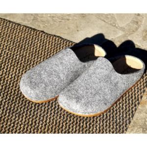 Sabot en laine pour femme Belym gris