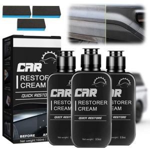 Efface Rayure Plastique Renovateur Plastique Renovateur Plastique Voiture Extérieur pour Voitures Motos Entretien Exterieur 100ml
