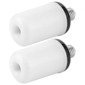 Lumi&egrave;re &agrave; effet de flamme &agrave; LED 2 pi&egrave;ces 99LED Simulation lampe &agrave; flamme ampoule de feu avec capteur de gravit&eacute; pour le