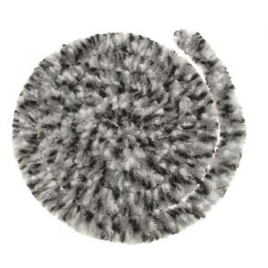 Rideaux de porte chenille : Tricolore Noir / Blanc / Gris 56 x 185 cm