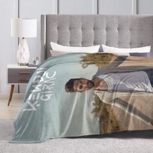 Soft Flannel Couverture Soft Throw-Blankets for Kids Teenages Adults Bedroom Decor Kendji Girac Ultra Soft Micro 60x120cm[6138]