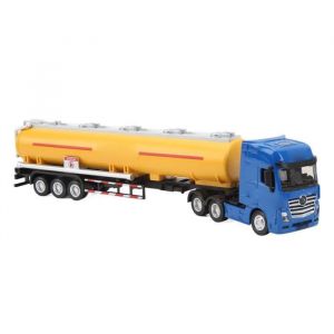 Jouet de camion citerne KEENSO - Blanc Jaune - Alliage + ABS - Simulation 1:50 - Détachable