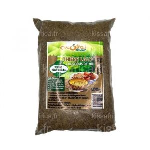 Thiéré Lalo Couscous de Mil 500g - Semoule Traditionnelle Africaine - Spécialité Sénégalaise
