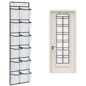 Rangement des Chaussures &Agrave; Suspendre Derri&egrave;re De PorteRange Chaussures Suspendu 12 PochesRangement Chaussure PorteOrganiseur