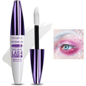 Crème de mascara volume et longueur 5D Mascara dextension de cils à effet de volume Mascara dextension de cils Blanc