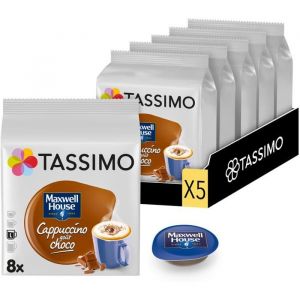 Dosettes Cappuccino Choco - SUTEO - Maxwell House - Lot de 40 - Compatibles Tassimo