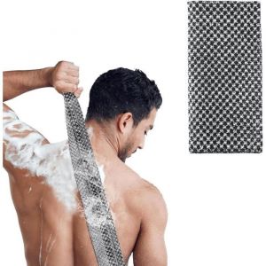 Eponge Exfoliante Africaines Sangle Lave Dos Exfoliant Gratte Dos Douche Brosse Exfoliante Douce et Rugueuse Sangle Dos