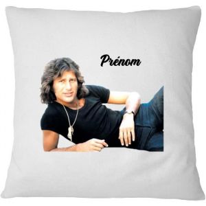 Housse de coussin - MIKE BRANT - 40x40 cm - Blanc - Toucher Peau de p&ecirc;che - Lavable &agrave; 30&deg;C