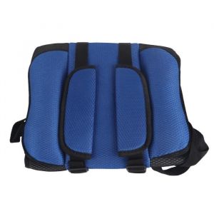 SURENHAP Si&egrave;ge dauto pour b&eacute;b&eacute; Si&egrave;ge auto Portable pour b&eacute;b&eacute; large &eacute;pais Stable s&ucirc;r universel pour moto Bleu fonc&eacute; et noir