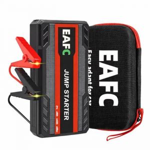 Booster de Batterie Voiture 12V EAF C &ndash; D&eacute;marreur Portable 600A &ndash; Power Bank LED &ndash; C&acirc;bles Inclus &ndash; D&eacute;marrage Rapide