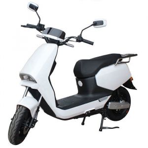 EUROCKA  Scooter Électrique Zion Blanc batterie lithium amovible 50km dautonomie