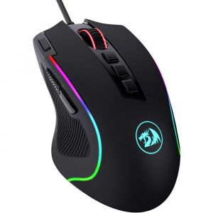 Redragon M612 Predator RGB Souris de jeu souris gamer optique filaire 8000 DPI 11 boutons programmables & 5 modes rétroéclairés