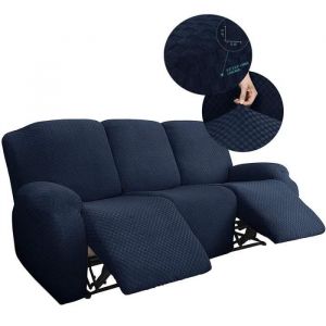Canapé Relax Sofa Housse 3 Place Fauteuil Relax Housse De Canapé Les Chats Et Les Chiens Enfant Protège Canapé Housse-bleu marine