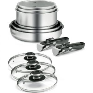 BACKEN Batterie de cuisine 11 pièces en inox