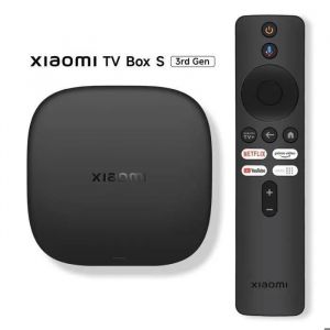 Xiaomi Mi TV Box S 3nd Gen 2Go RAM + 32Go ROM Reproductrice Streaming en 4K Ultra HD Bluetooth Wi-FI 6 Noir