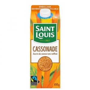 Cassonade Pack Bouchon Précision Saint Louis 650g/Boite 3 boîtes