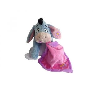 Peluche Bourriquet Disney avec mouchoir 20 cm