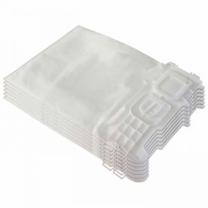 6 Premium Sacs daspirateur pour Folletto Vorwerk Kobold VK 135 136 VK135 VK136avec Microfibre spéciale6 pièces