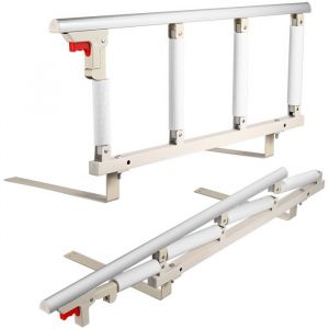 TTLIFE Barri&egrave;re de Lit 94 x 40 cm Pliable Rail Lit pour Adulte Personnes &Acirc;g&eacute;es Poign&eacute;e dassistance Pliant Barri&egrave;re de Protection