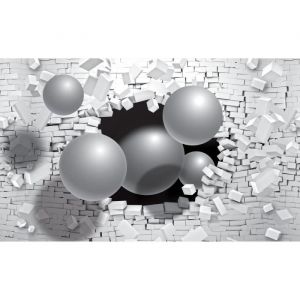 Papier Peint Photo INTISSÉ-(2914V8T) 3D ABSTRAIT-368x254cm-4 lés-Mural Poster Géant XXL-Mer Beach Mer Océan Nature Jungle Forêt