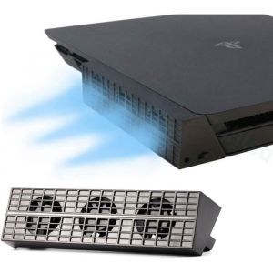 PS4 Slim Refroidisseur Ventilateur Ventilateur de Refroidissement USB Externe de Auto Contr&ocirc;le de la Temp&eacute;rature pour PS4 Slim